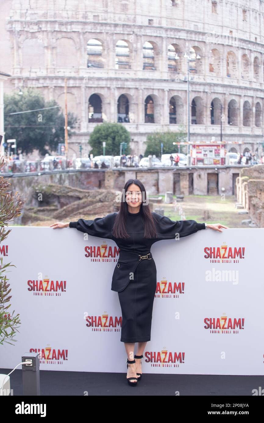 Rome, Italy. 02nd Mar, 2023. Actress Lucy Liu attends the photocall of