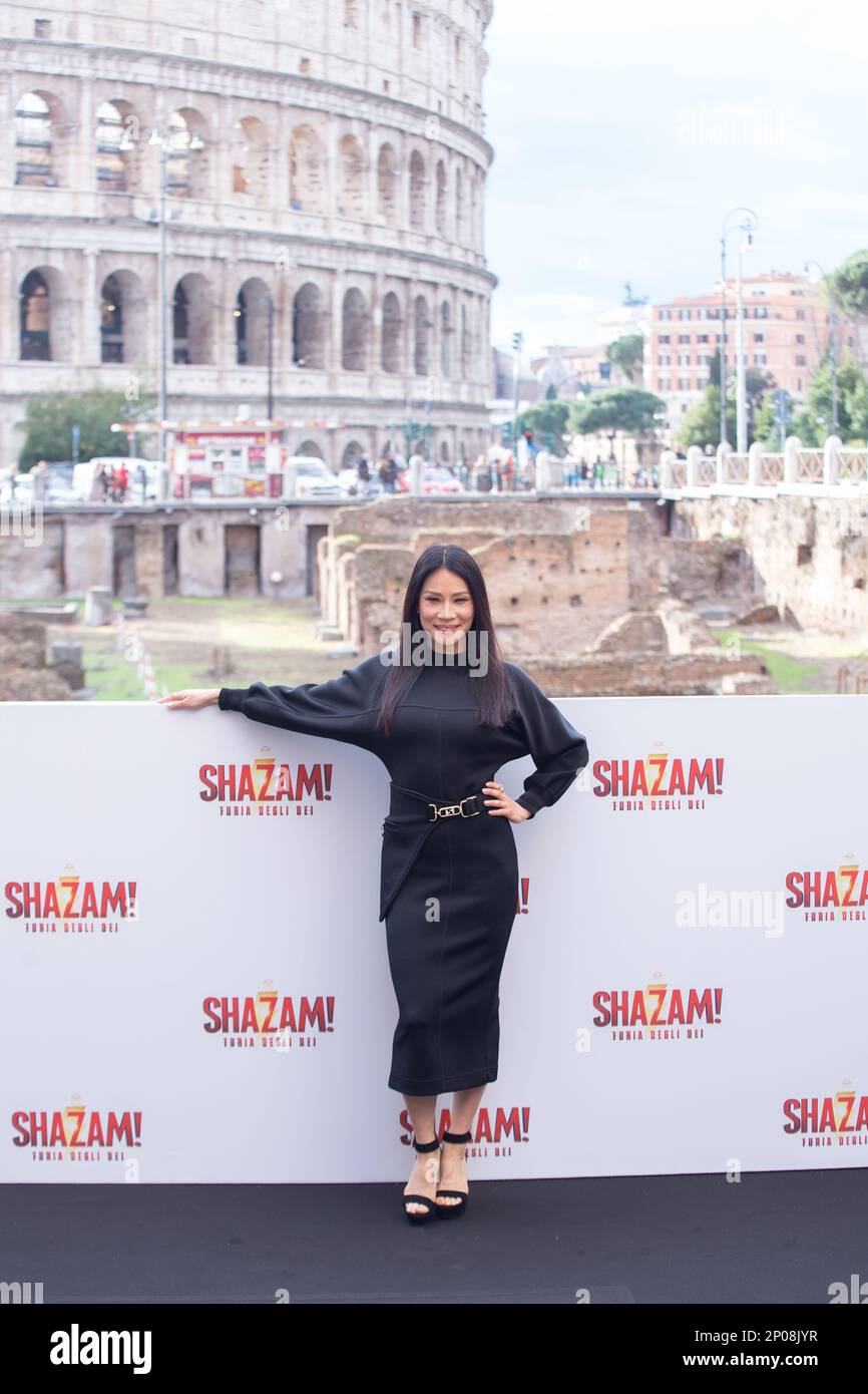 Rome, Italy. 02nd Mar, 2023. Actress Lucy Liu attends the photocall of