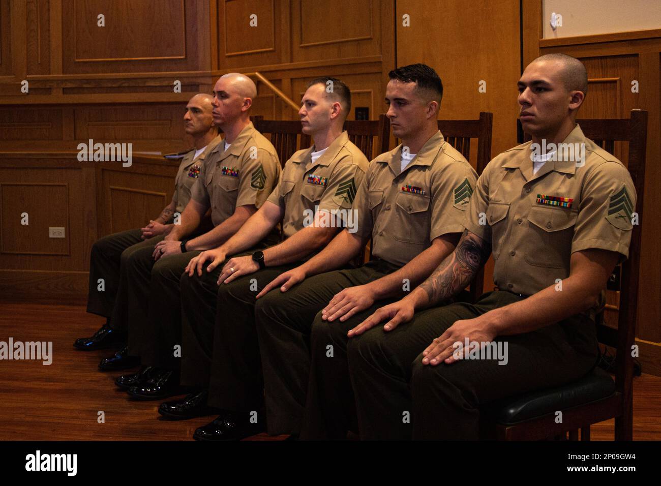 Usmc Corporal Course Graduation Instructors are introduced for Headquarters Battalion's Corporals ...