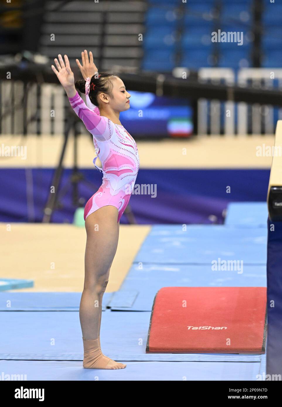 Doha, Qatar. 2nd Mar, 2023. Qiu Qiyuan of China competes during the