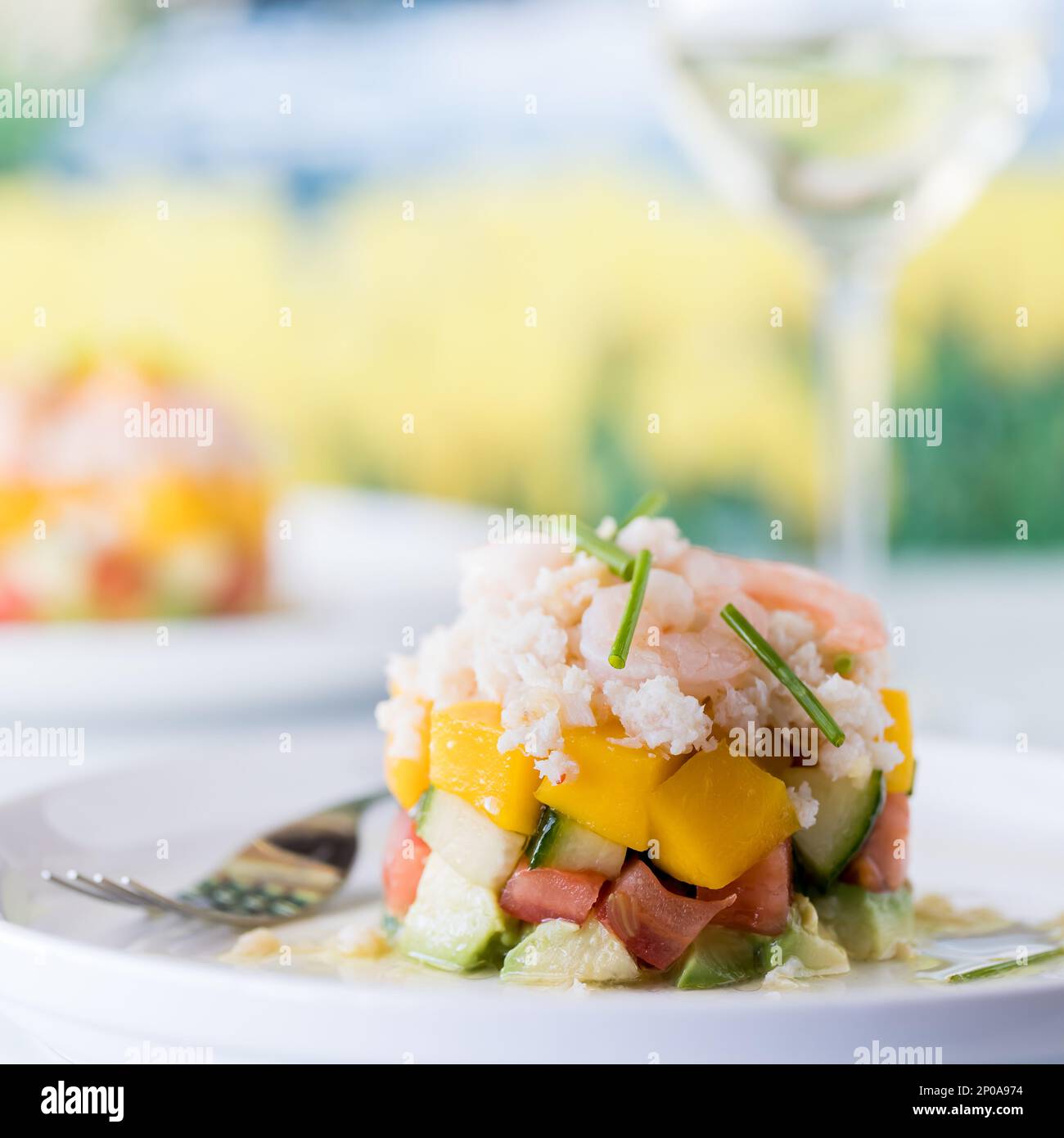 Soft crab salad mango hi-res stock photography and images - Alamy