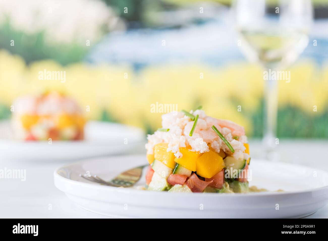 Soft crab salad mango hi-res stock photography and images - Alamy