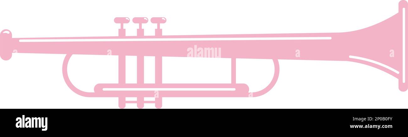 Pink trumpet instrument best sale