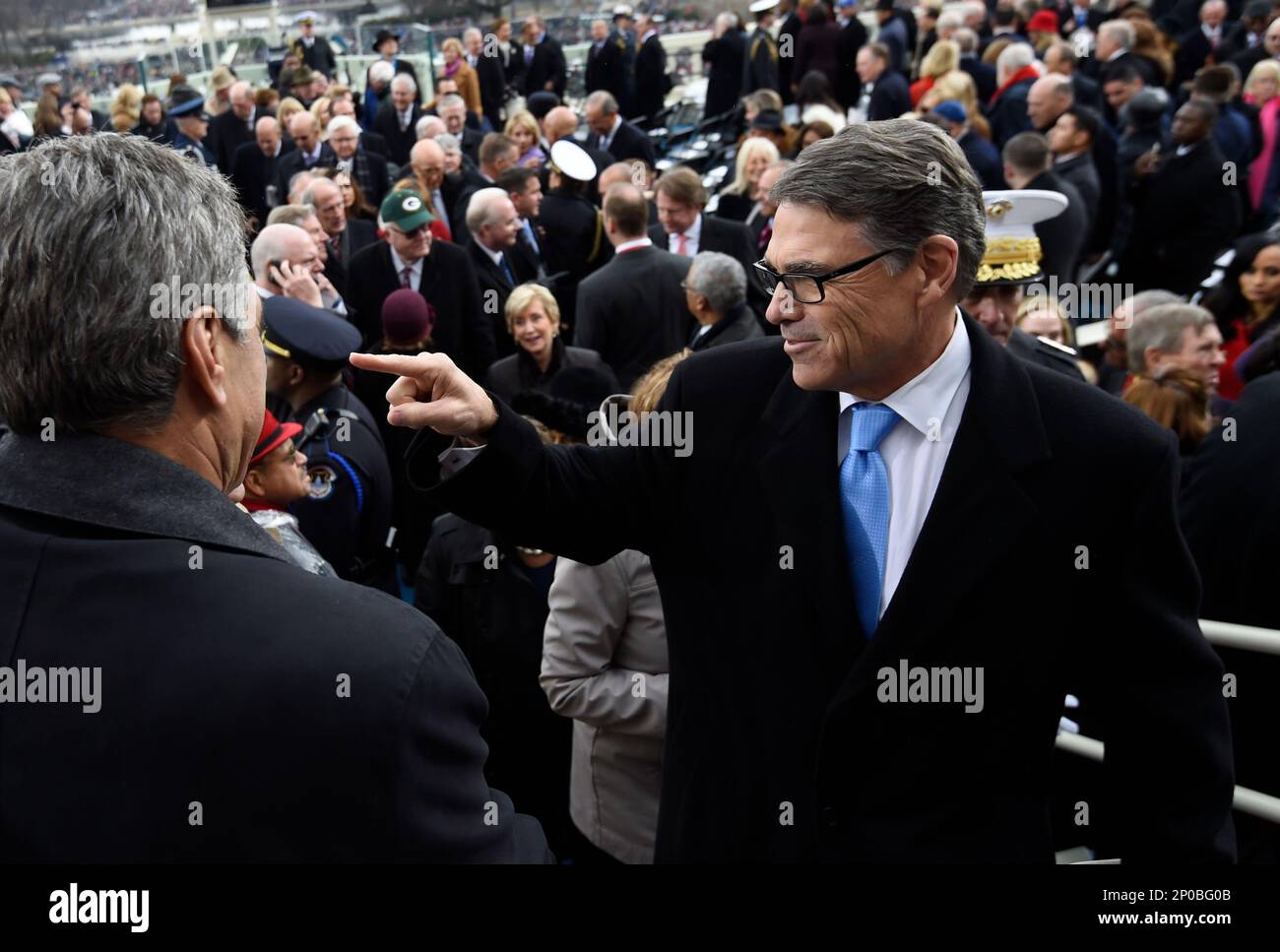 Energy Secretary-designate, former Texas Gov. Rick Perry leaves Capitol ...