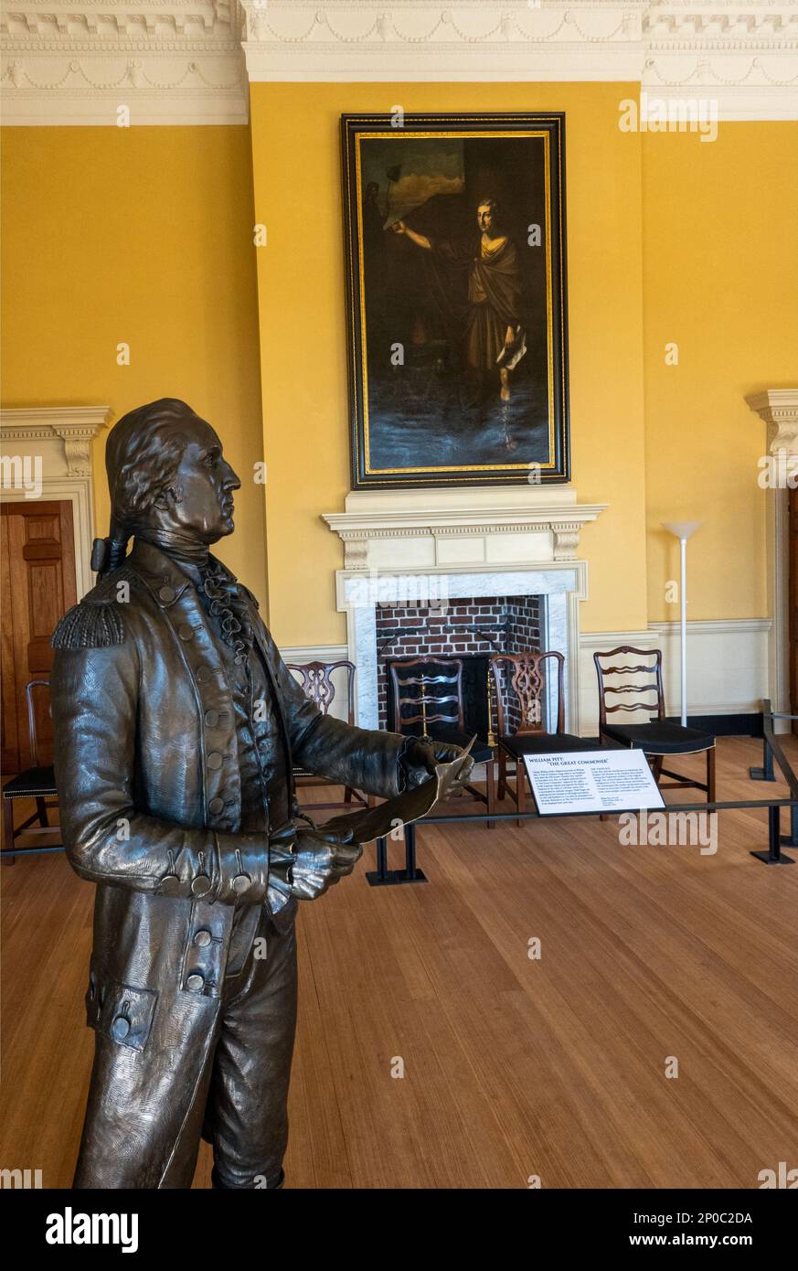 Washington statue at the Maryland state house capital building