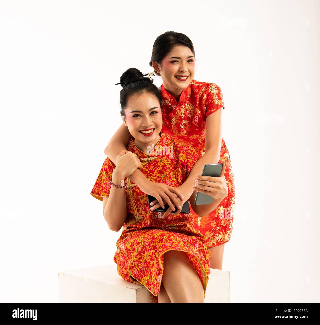 Two beautiful asian woman hi-res stock photography and images - Alamy
