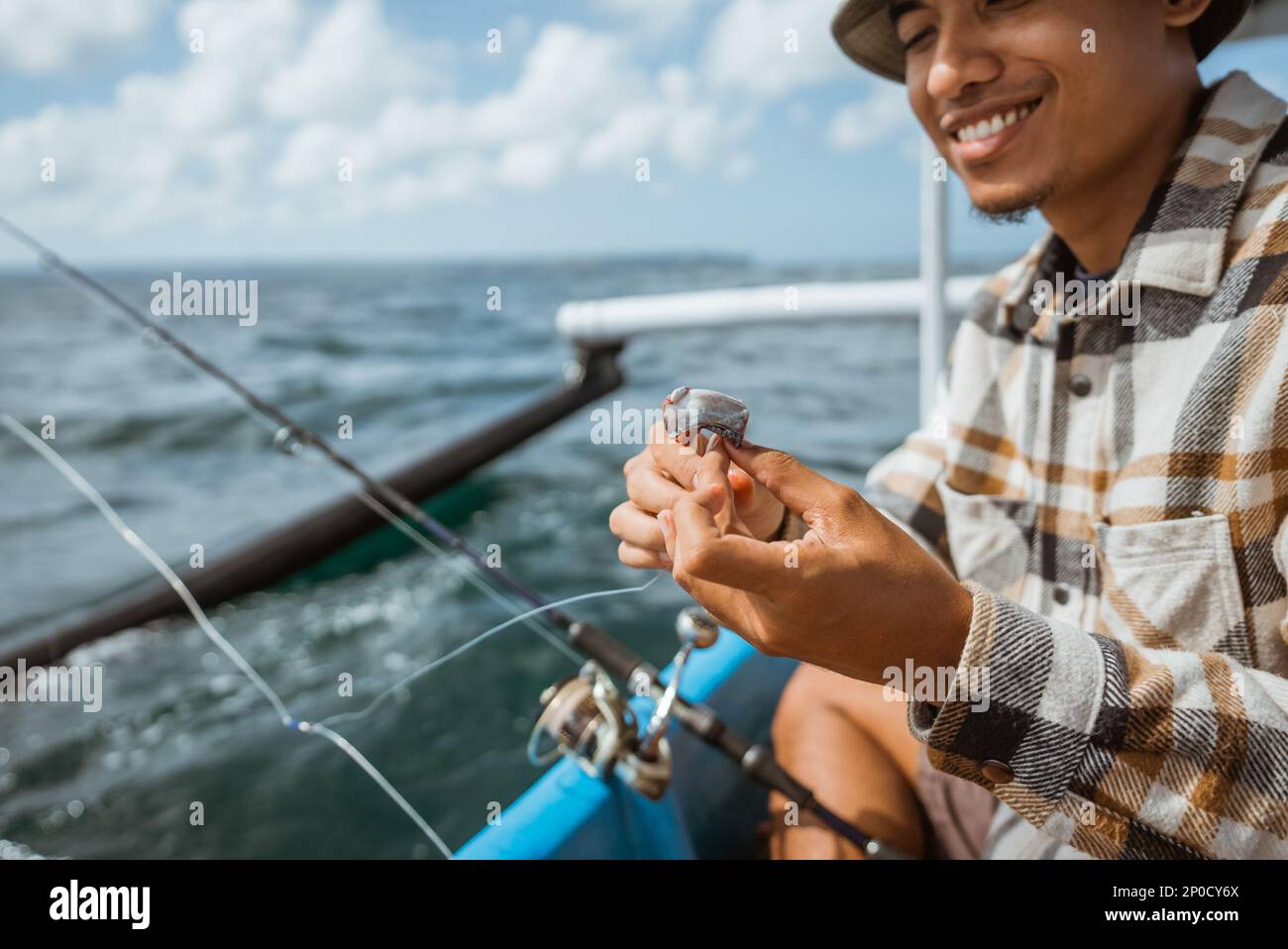 Angler casting in puts rod hi-res stock photography and images - Alamy