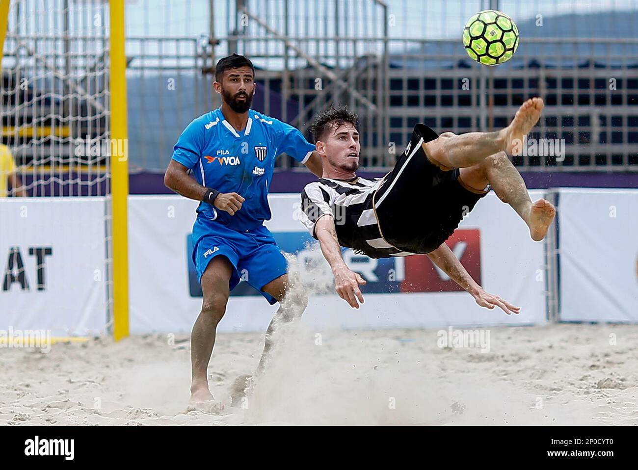 Campeonato Brasileiro de Clubes de Beach Soccer 2017 - Santos - Brasil -  07/01/2017 - 3º dia dos jogos, Sampaio Correa x Gremio - Foto: Marcello  Zambrana/AGIF (via AP Stock Photo - Alamy