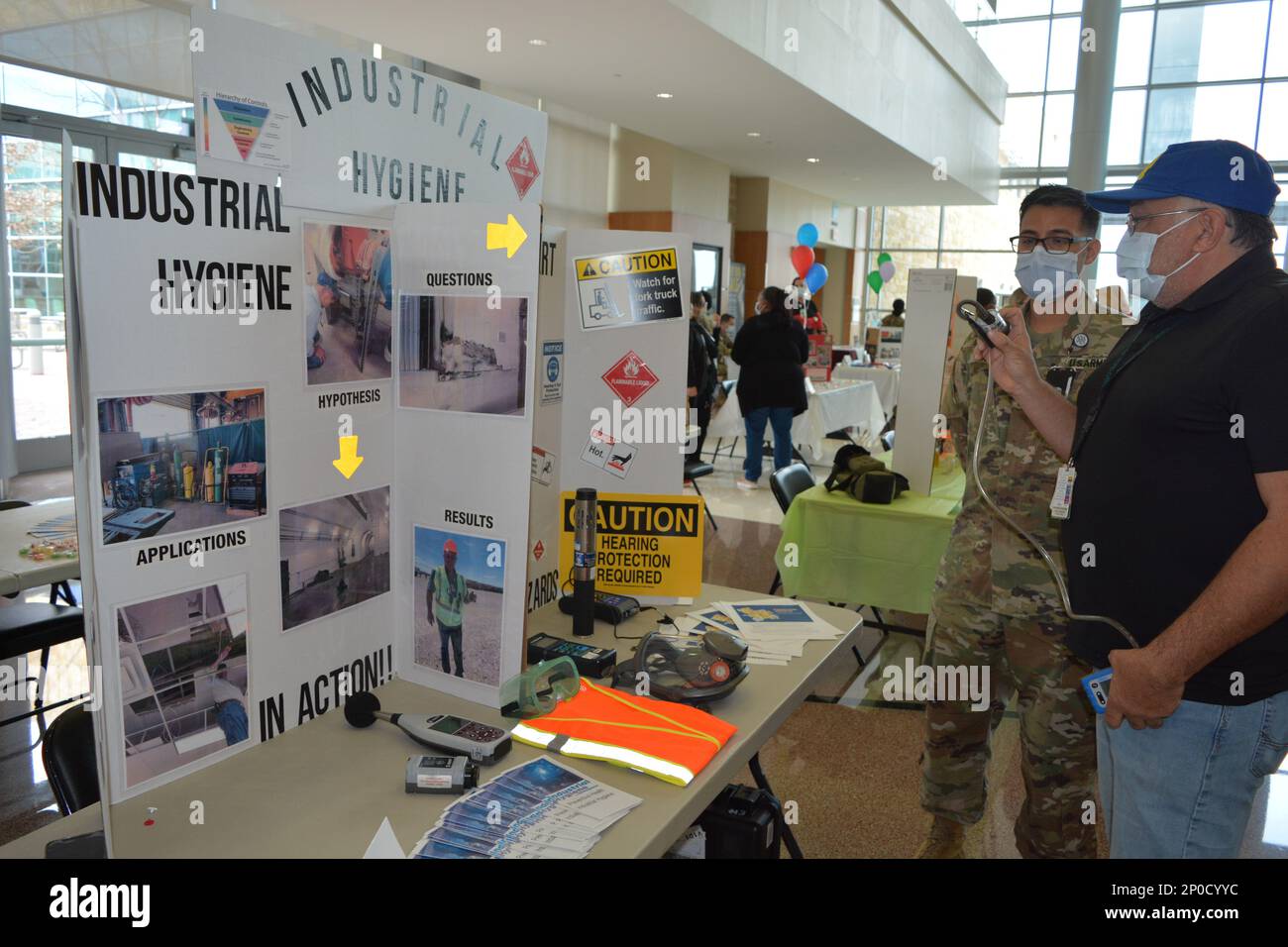 Emilio Lopez, industrial hygienist, Carl R. Darnall Army Medical Center