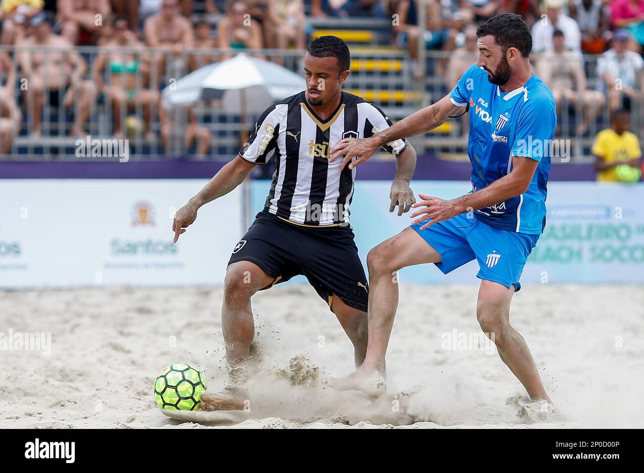 Campeonato Brasileiro de Clubes de Beach Soccer 2017 - Santos - Brasil -  07/01/2017 - 3º dia dos jogos, Sampaio Correa x Gremio - Foto: Marcello  Zambrana/AGIF (via AP Stock Photo - Alamy