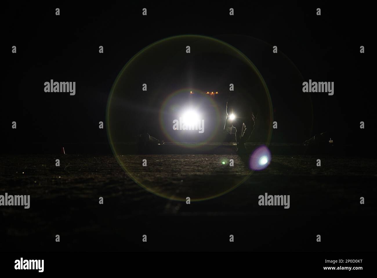 A U.S. Marine Corps combat marksmanship trainer with III Marine ...