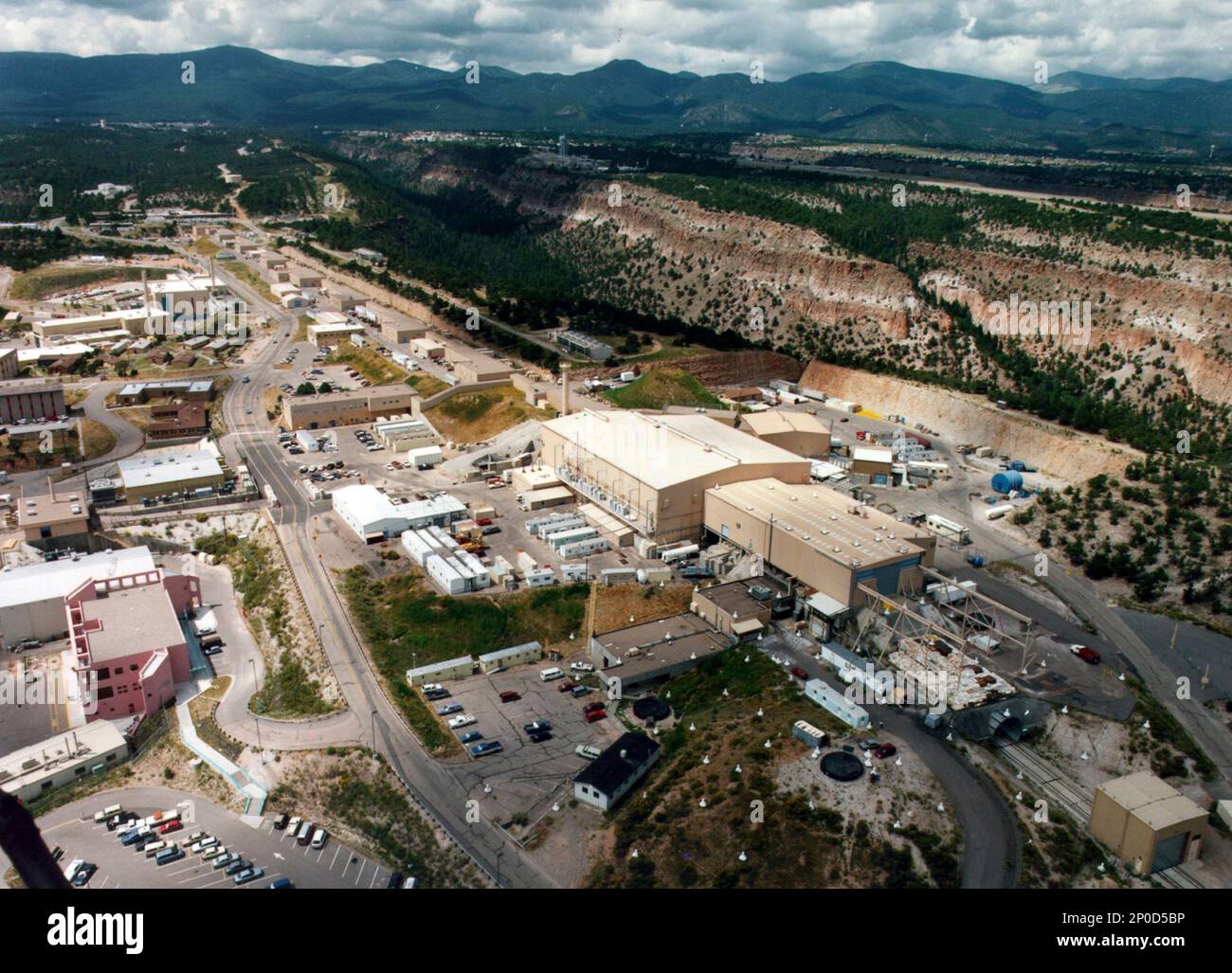 FILE This undated file aerial photo shows the Los Alamos National
