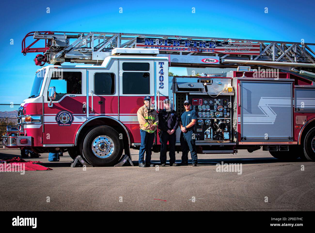 Staley Myers (right), a captain with San Diego Fire Department
