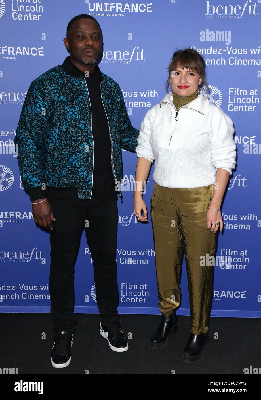 New York City, United States. 02nd Mar, 2023. Cedric ido and Lea Mysius