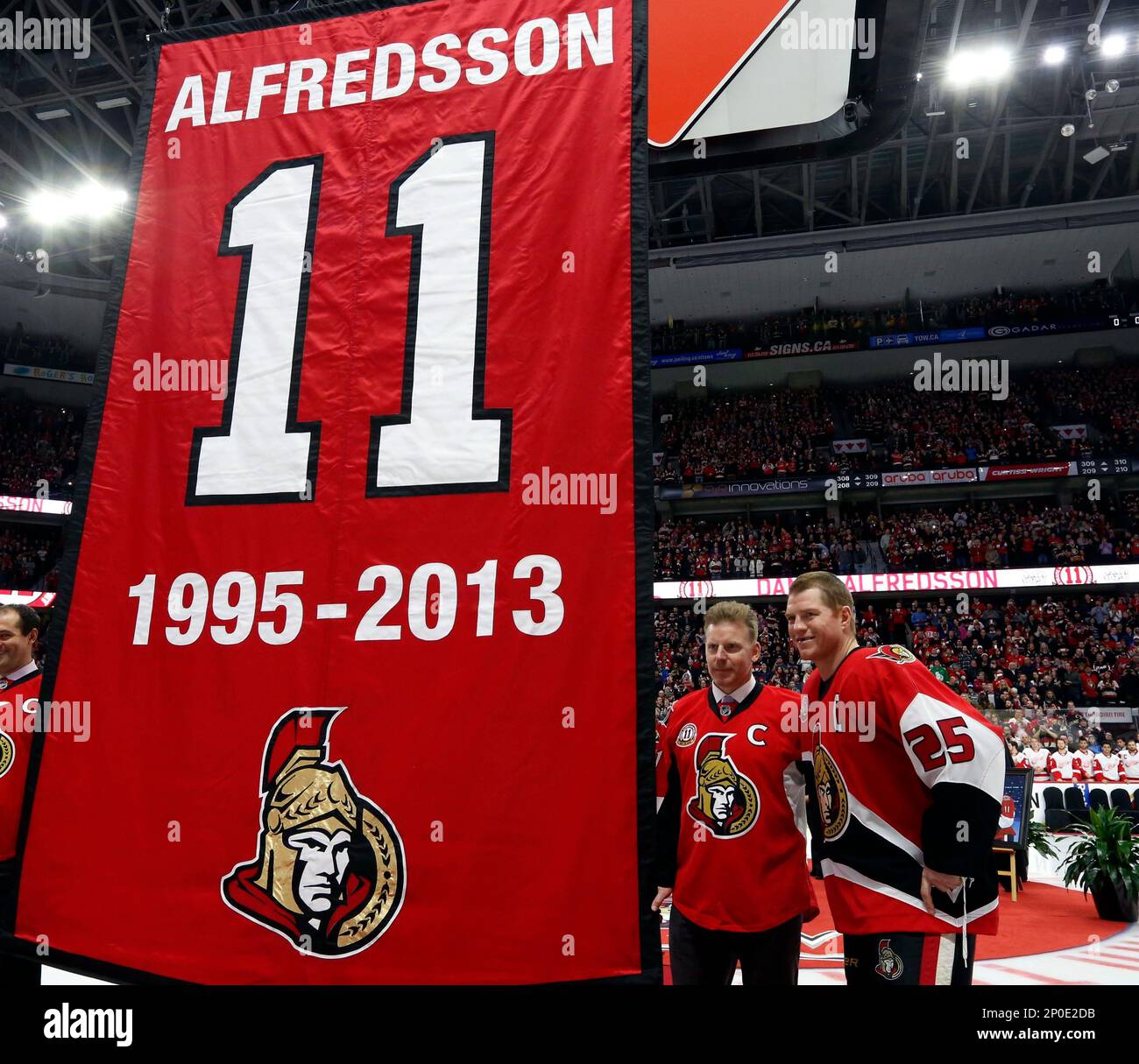 Ottawa Senators to retire Daniel Alfredsson's No. 11 jersey