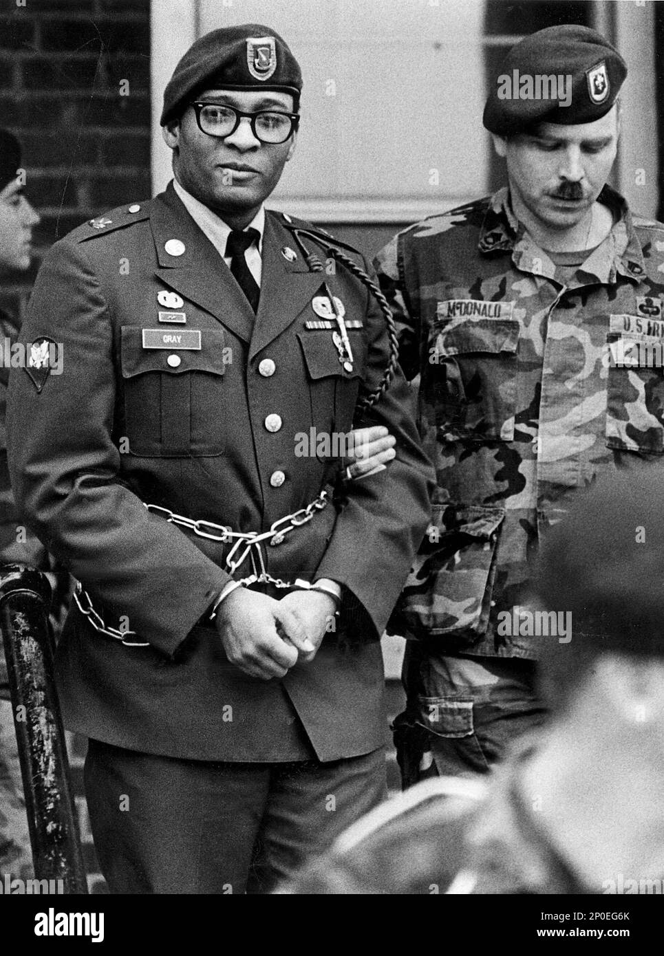 FILE In this April 6 1988 file photo Ronald Gray leaves a Fort