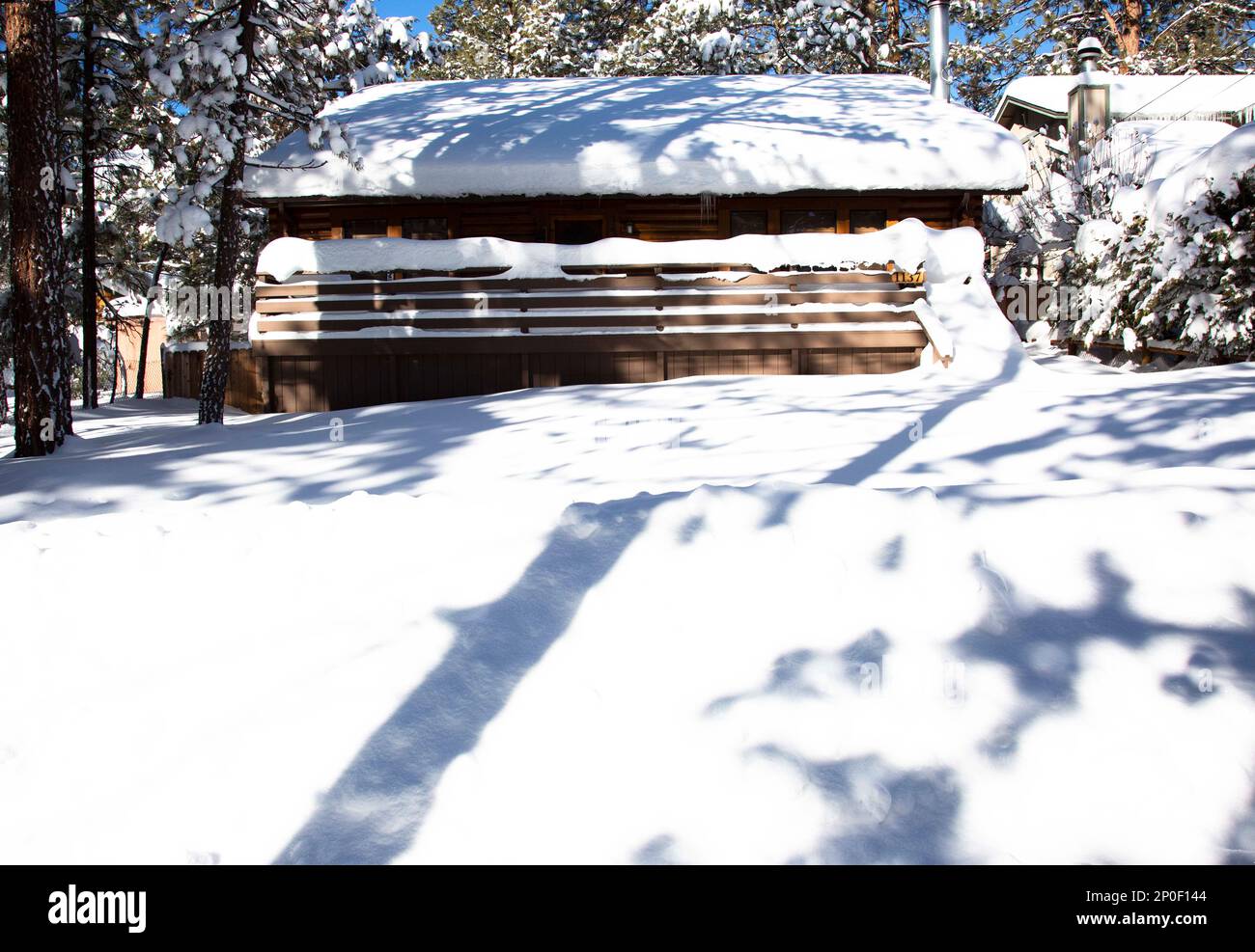 Big Bear City, California, USA. 2nd Mar, 2023. After the biggest snow storm in the history of