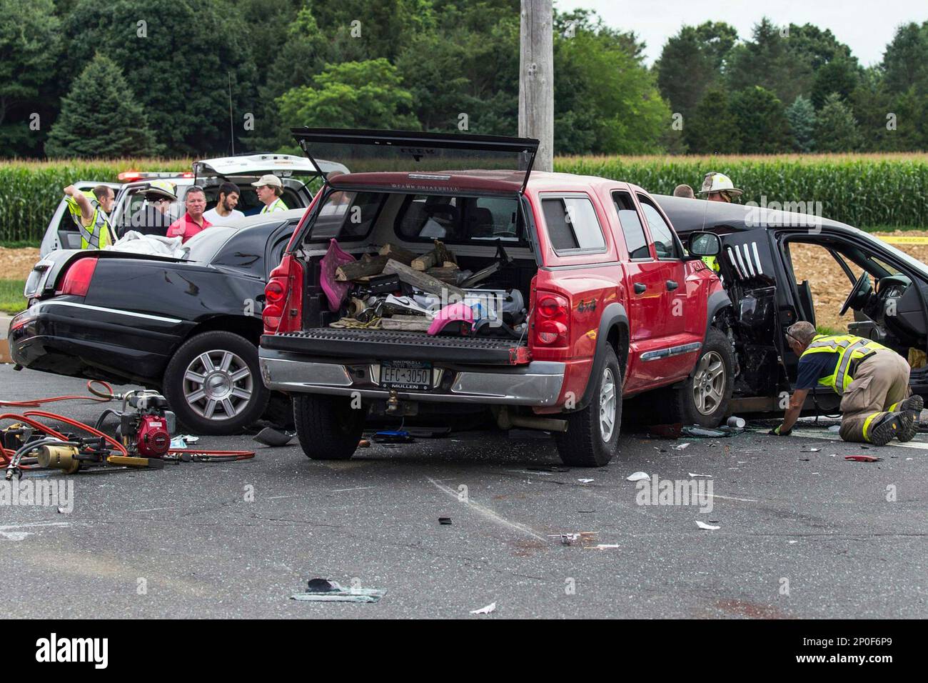 FILE In this July 18, 2015, file photo, authorities investigate the