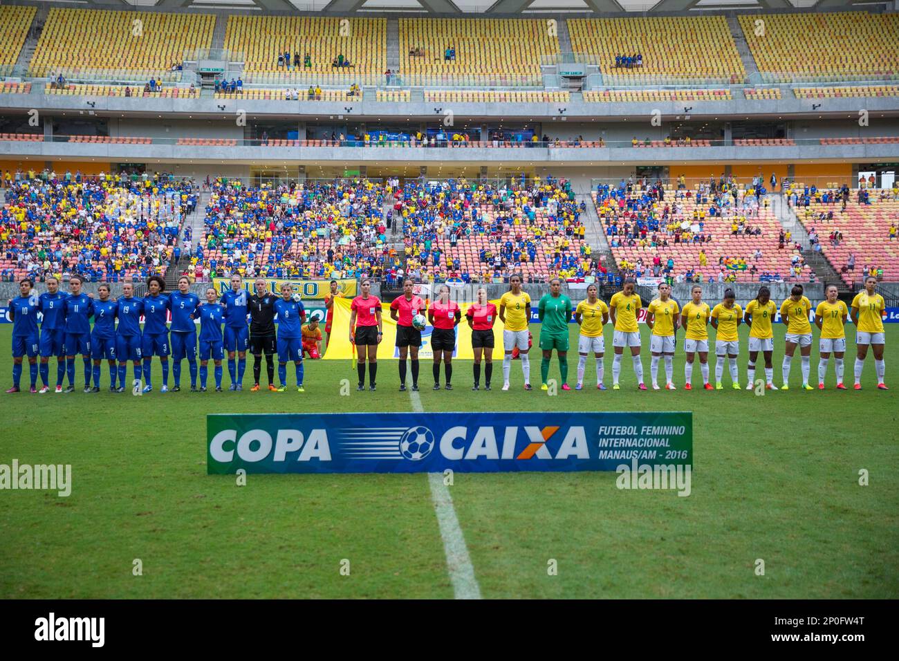 MANAUS - AM - 18/12/2016 - Brasil e Italia fazem a final da Copa