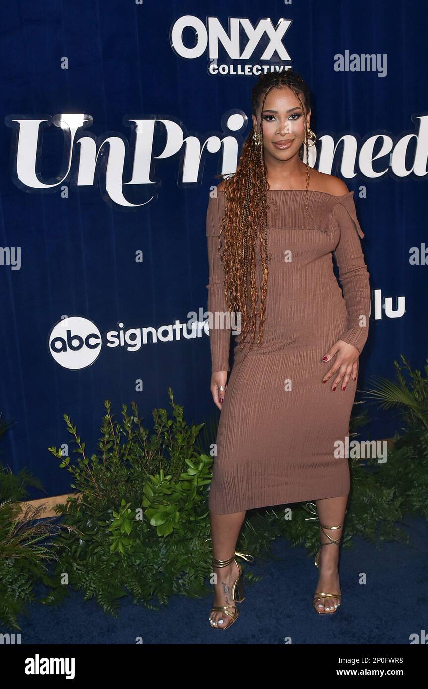 Skye Townsend arrives at the premiere of "Unprisoned" on Thursday