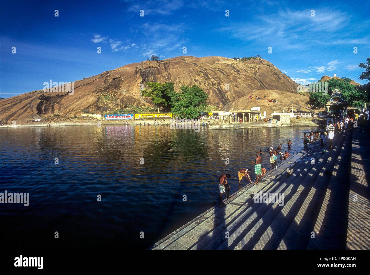 Saravana Poigai tank in Lord Subramaniya Swamy Temple in
