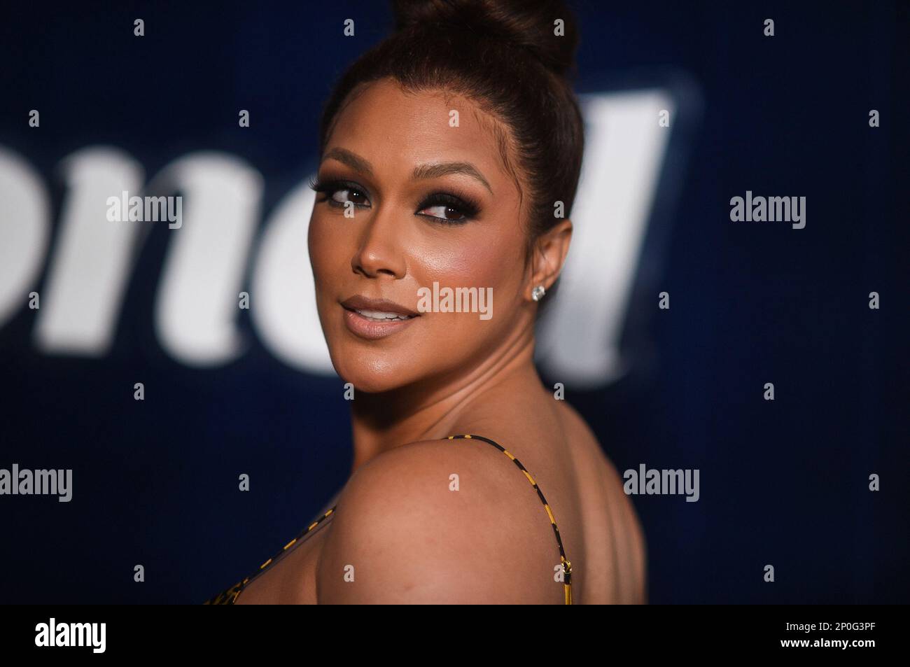 Shantel Jackson arrives at the premiere of "Unprisoned" on Thursday