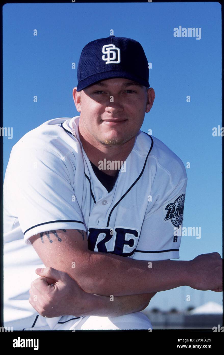 2000: Mike Darr of the San Diego Padres. (Photo by John Cordes/Icon  Sportswire) (Icon Sportswire via AP Images Stock Photo - Alamy