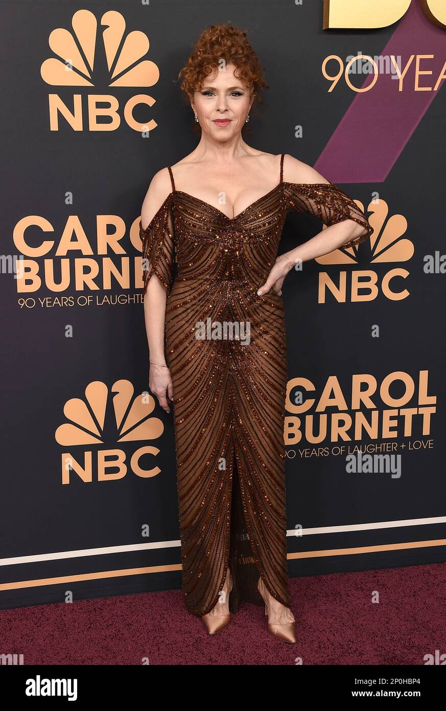 Hollywood, US, March 2, 2023, Bernadette Peters arriving on the red