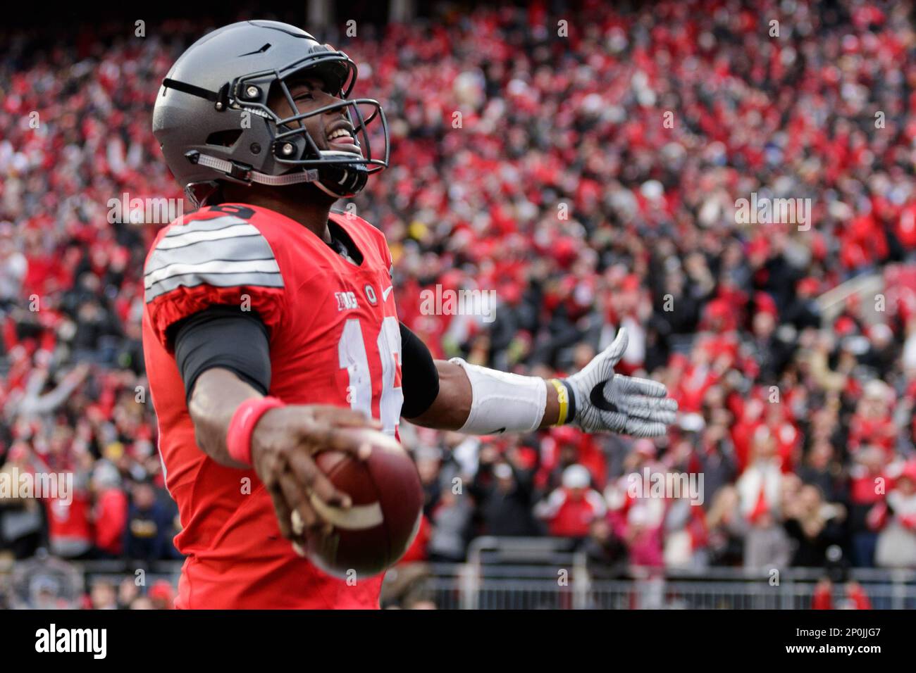 JT Barrett Ohio State Buckeyes 8-13 8x10 Autographed Signed Photo Barrett Hologram C P1000143220556