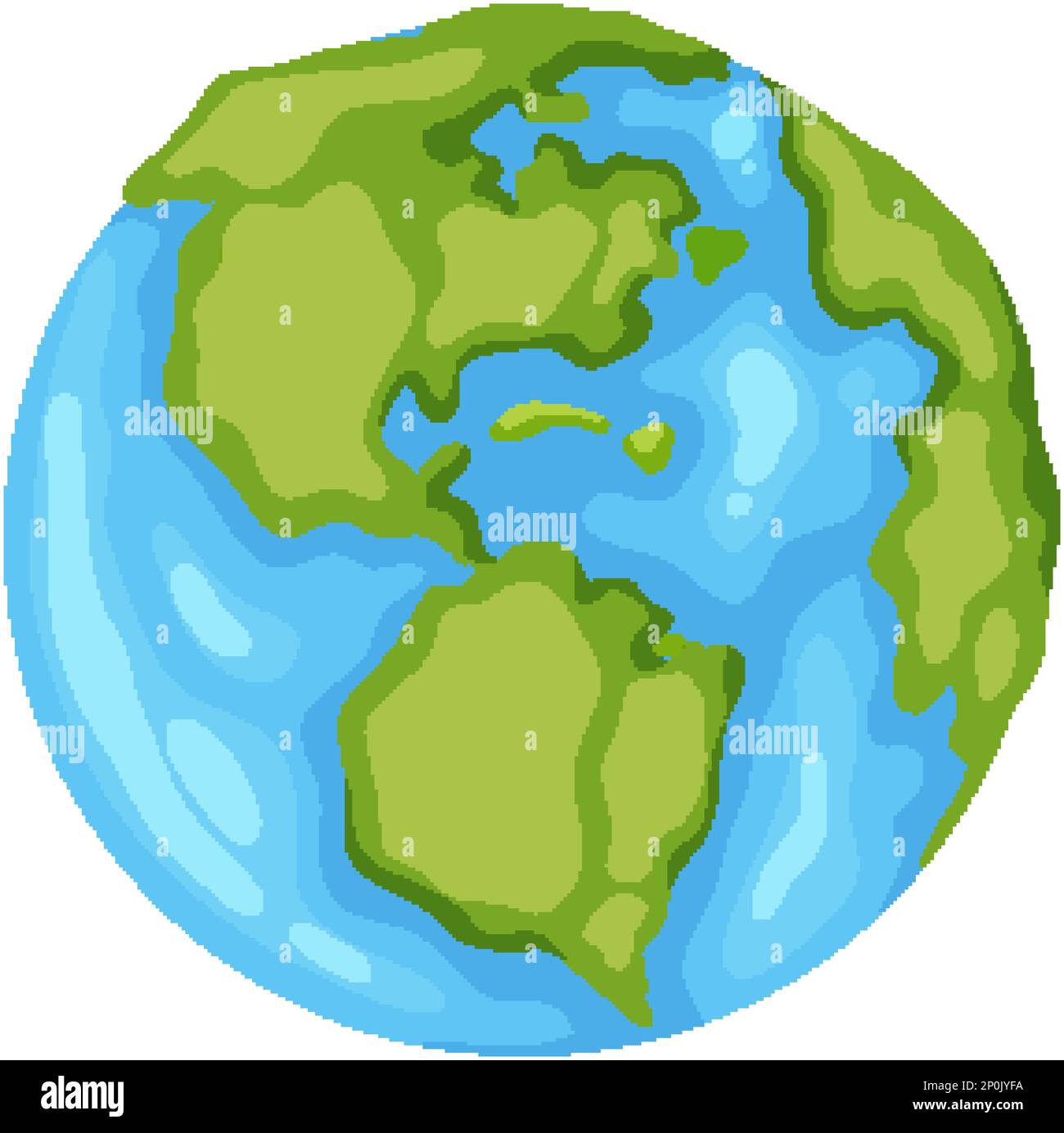 Earth globe icon on white background illustration Stock Vector Image ...