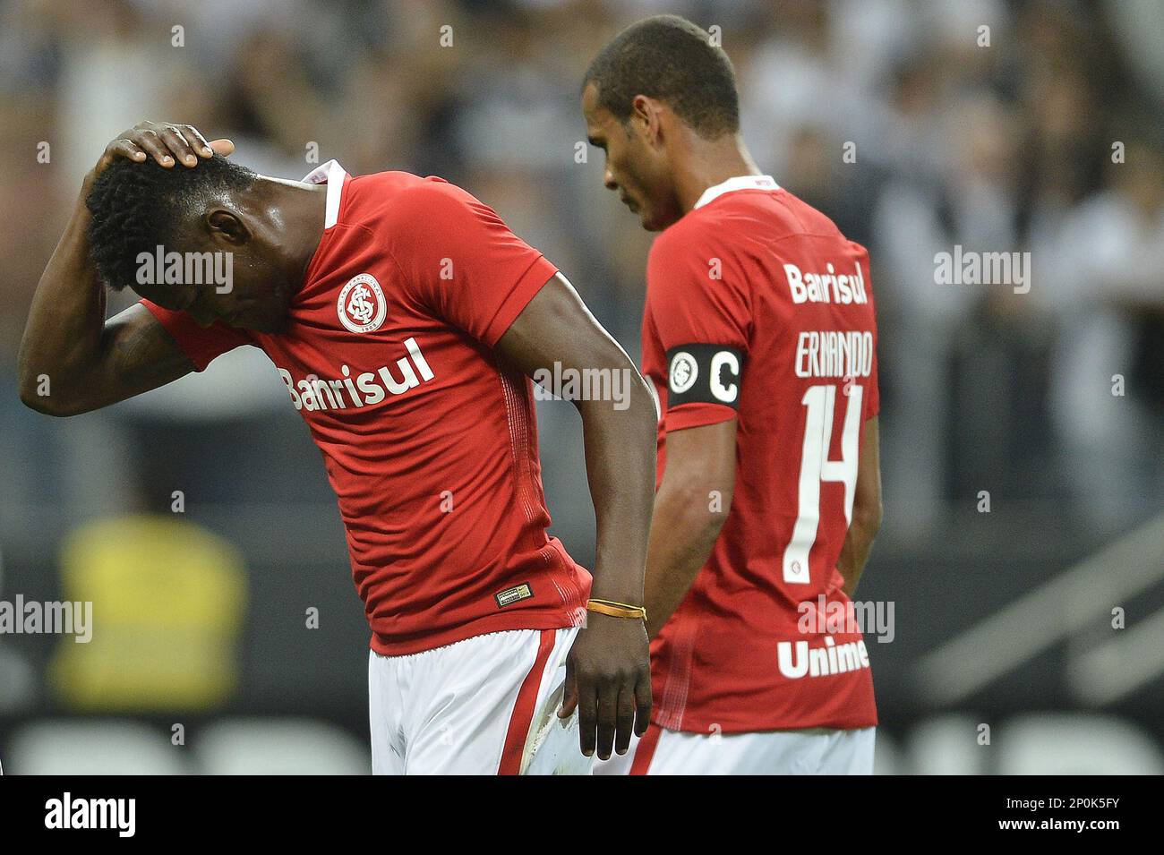 SAO PAULO - SP - 21/11/2016 - BRASILEIRO A 2016/CORINTHIANS X INTERNACIONAL  - Marlone do Corinthians comemora seu gol durante partida contra o  Internacional pelo Campeonato Brasileiro A 2016 na Arena Corinthians.