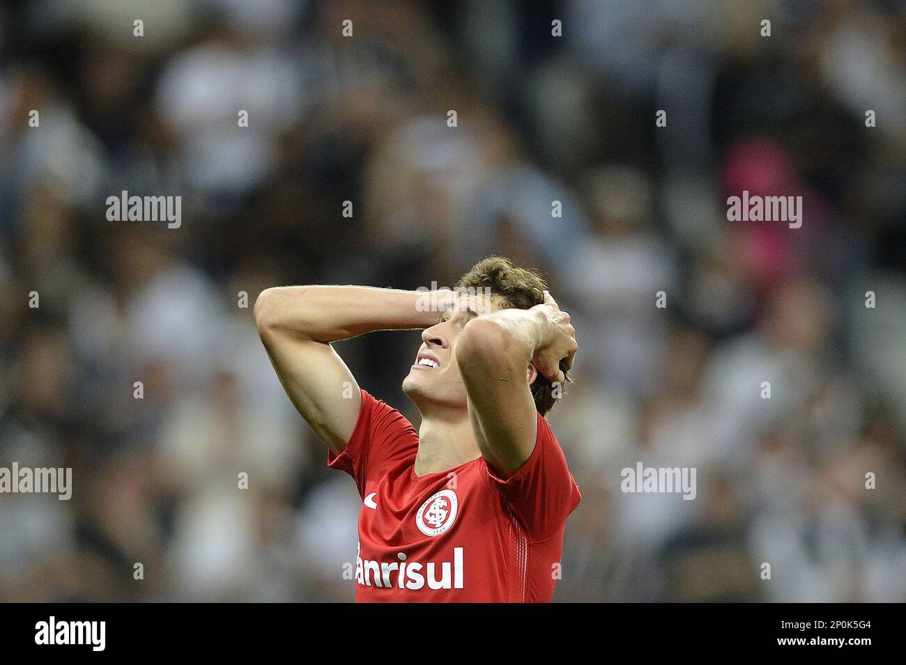 SAO PAULO - SP - 21/11/2016 - BRASILEIRO A 2016/CORINTHIANS X INTERNACIONAL  - Marlone do Corinthians comemora seu gol durante partida contra o  Internacional pelo Campeonato Brasileiro A 2016 na Arena Corinthians.