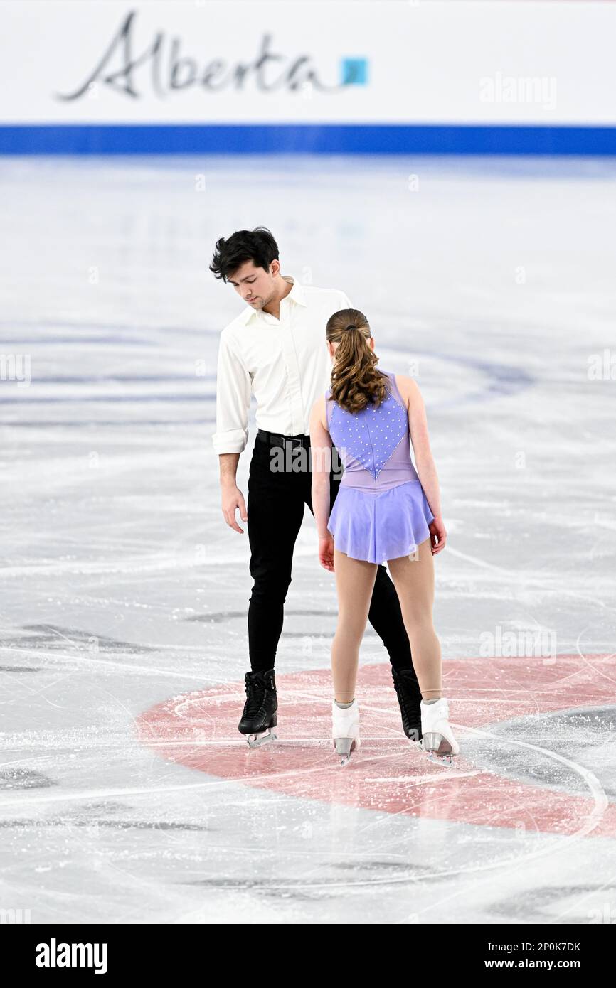 Calgary, Canada. 02/03/2023, Calgary, Canada. March 2, 2023, Ava KEMP