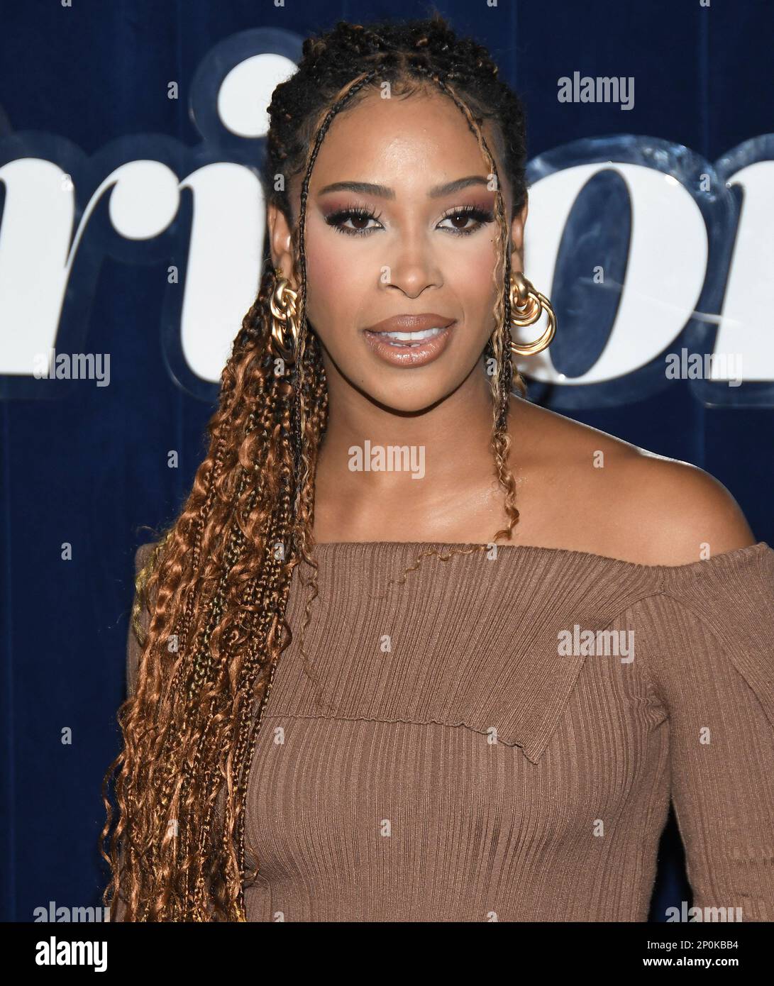 Los Angeles, CA, March 2, 2023. Skye Townsend arrives at the Hulu's