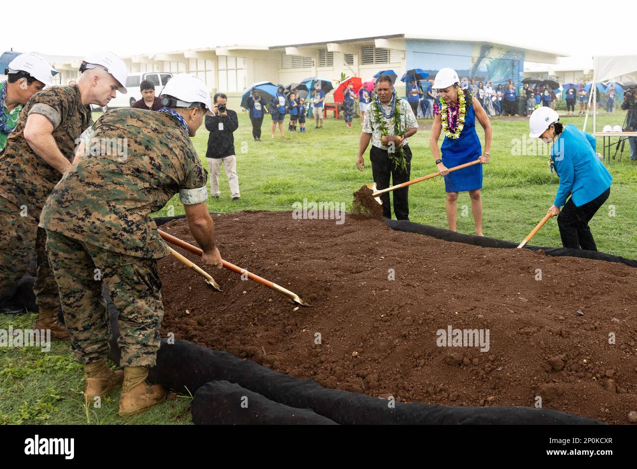 Marine Corps Base Hawaii leadership, Mokapu Elementary faculty and