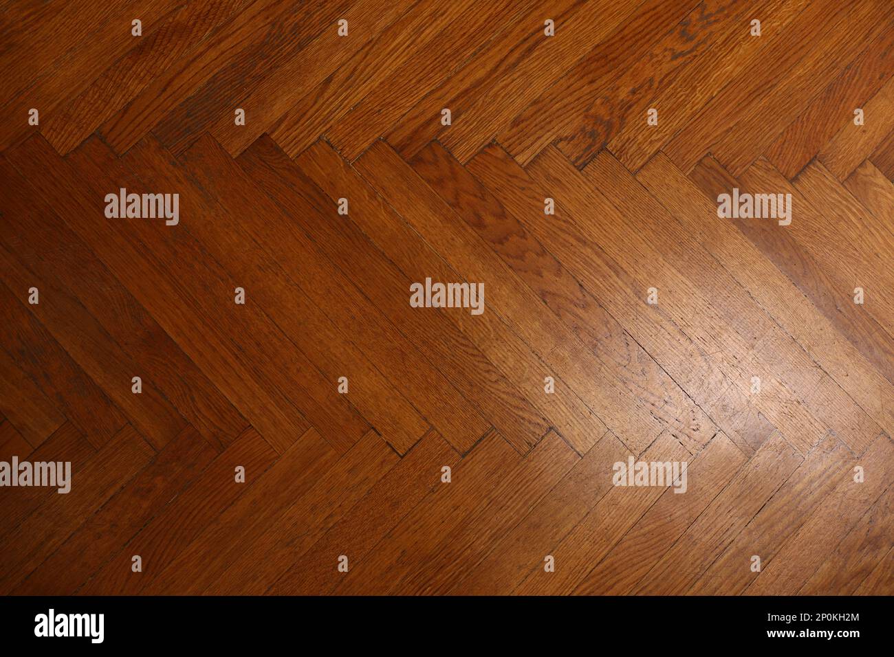 Wooden parquet floor as background, top view Stock Photo - Alamy