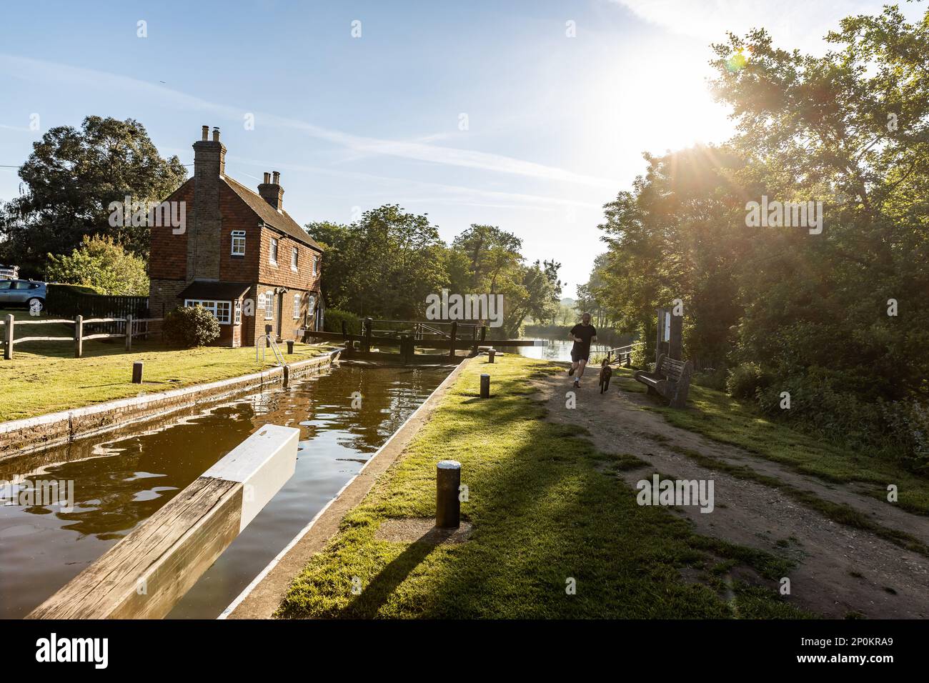 Guildford & Puttenham, Surey, England, UK Stock Photo - Alamy