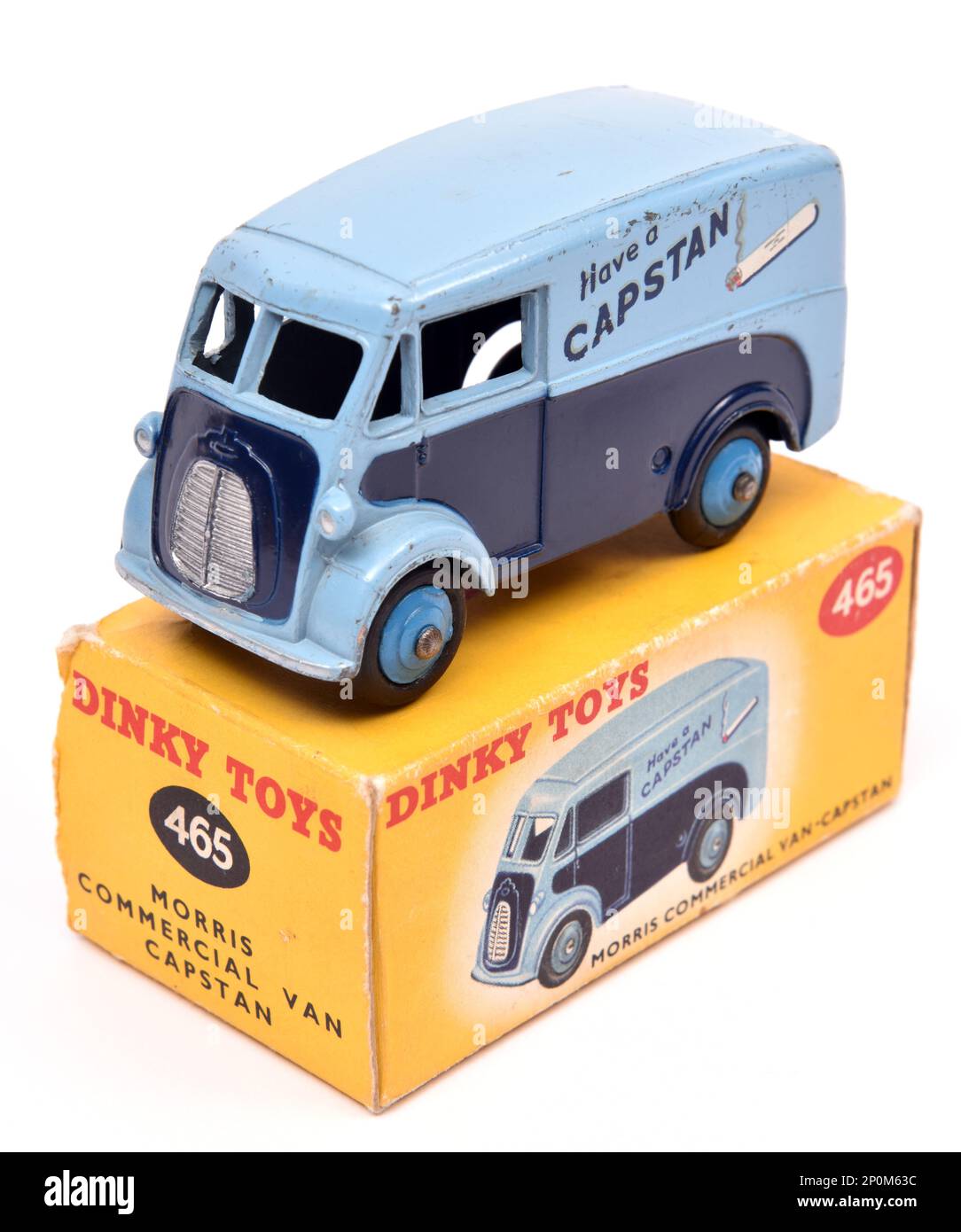 Dinky Toys 465 Morris Commercial Van advertising Capstan Cigarettes Stock Photo