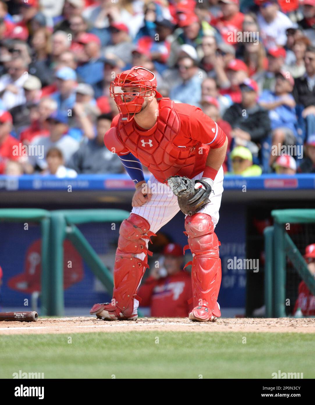 Philadelphia Phillies catcher Cameron Rupp (29) during game against the ...