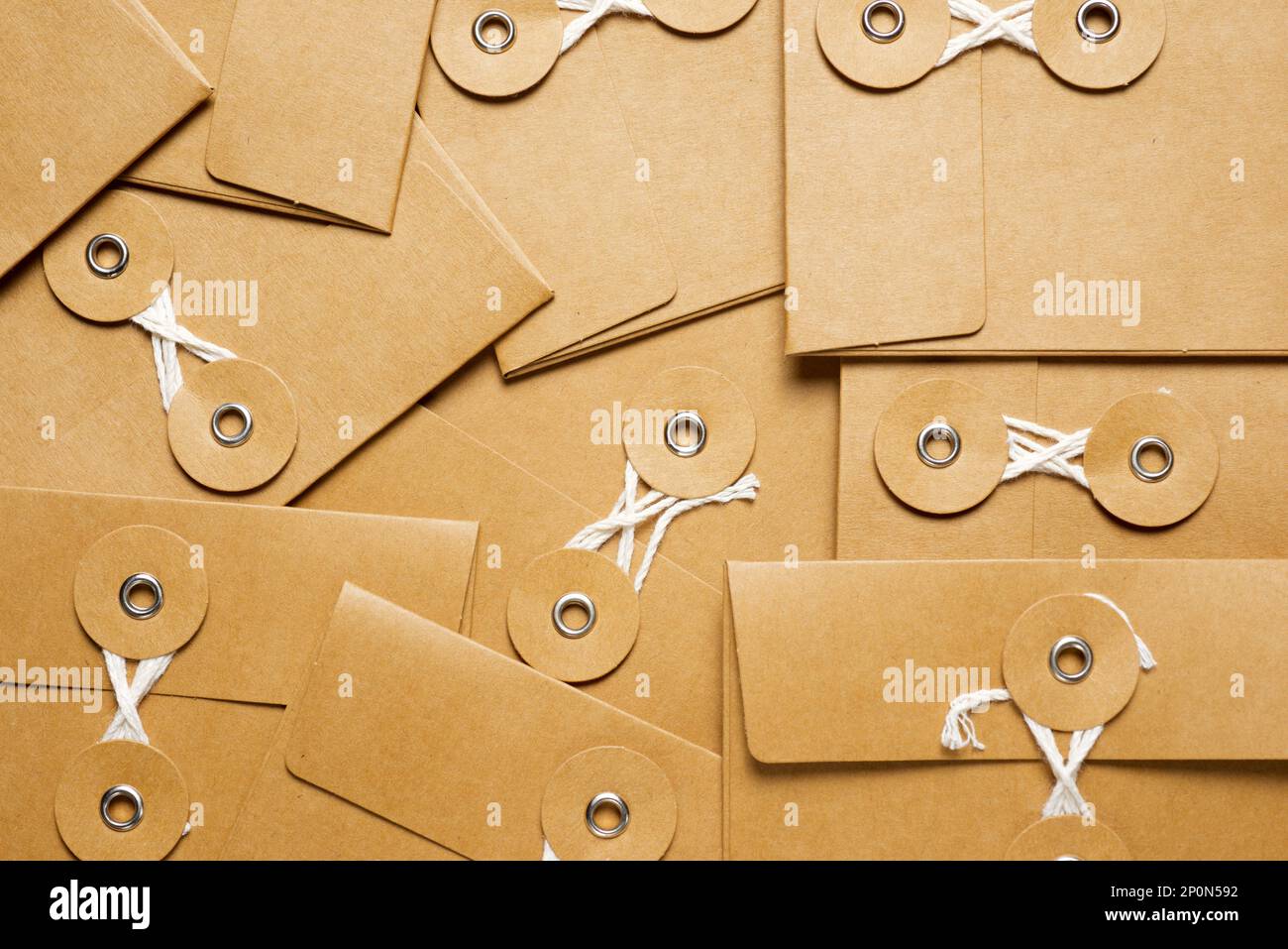 Cardboard envelopes for storing small important things Stock Photo Alamy