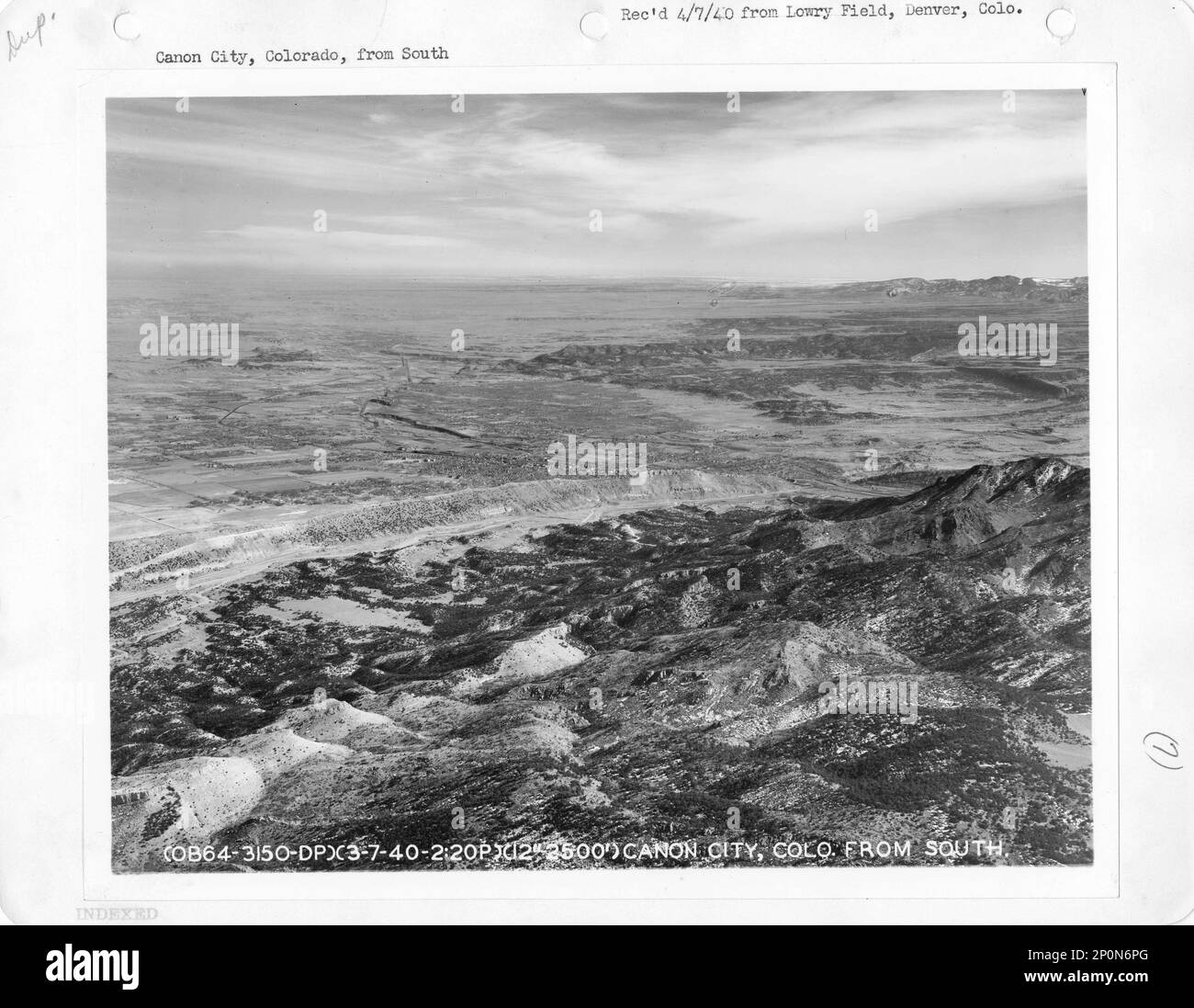 Cheyenne mountain Black and White Stock Photos & Images - Alamy