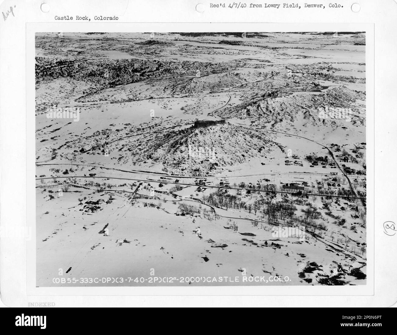 Cheyenne mountain Black and White Stock Photos & Images Alamy