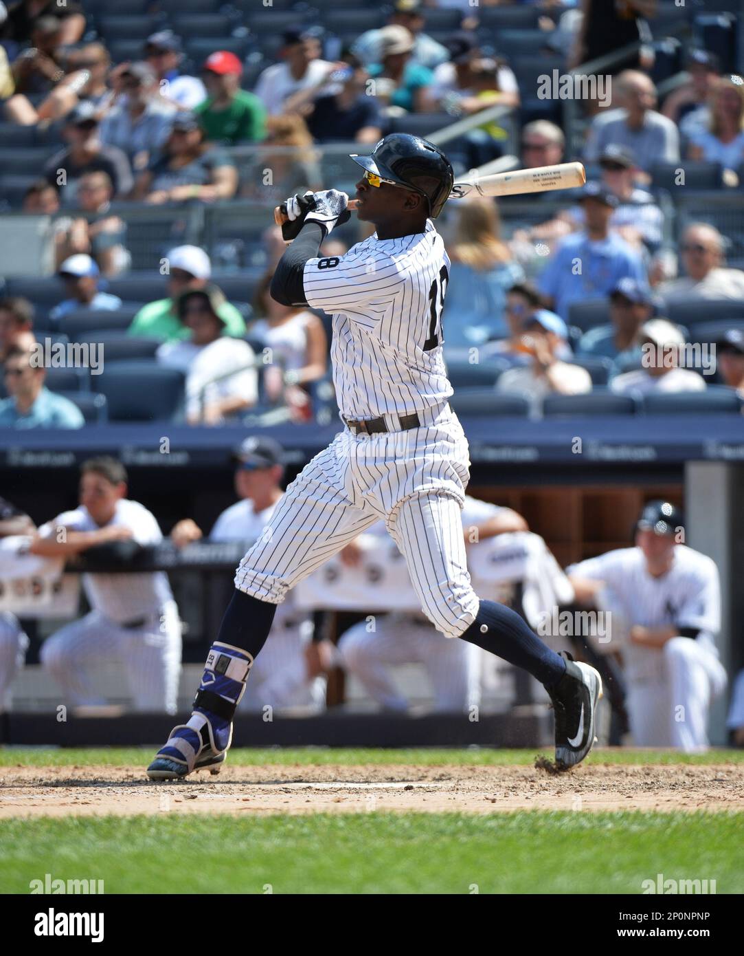 New York Yankees infielder Didi Gregorius (18) during game against the ...