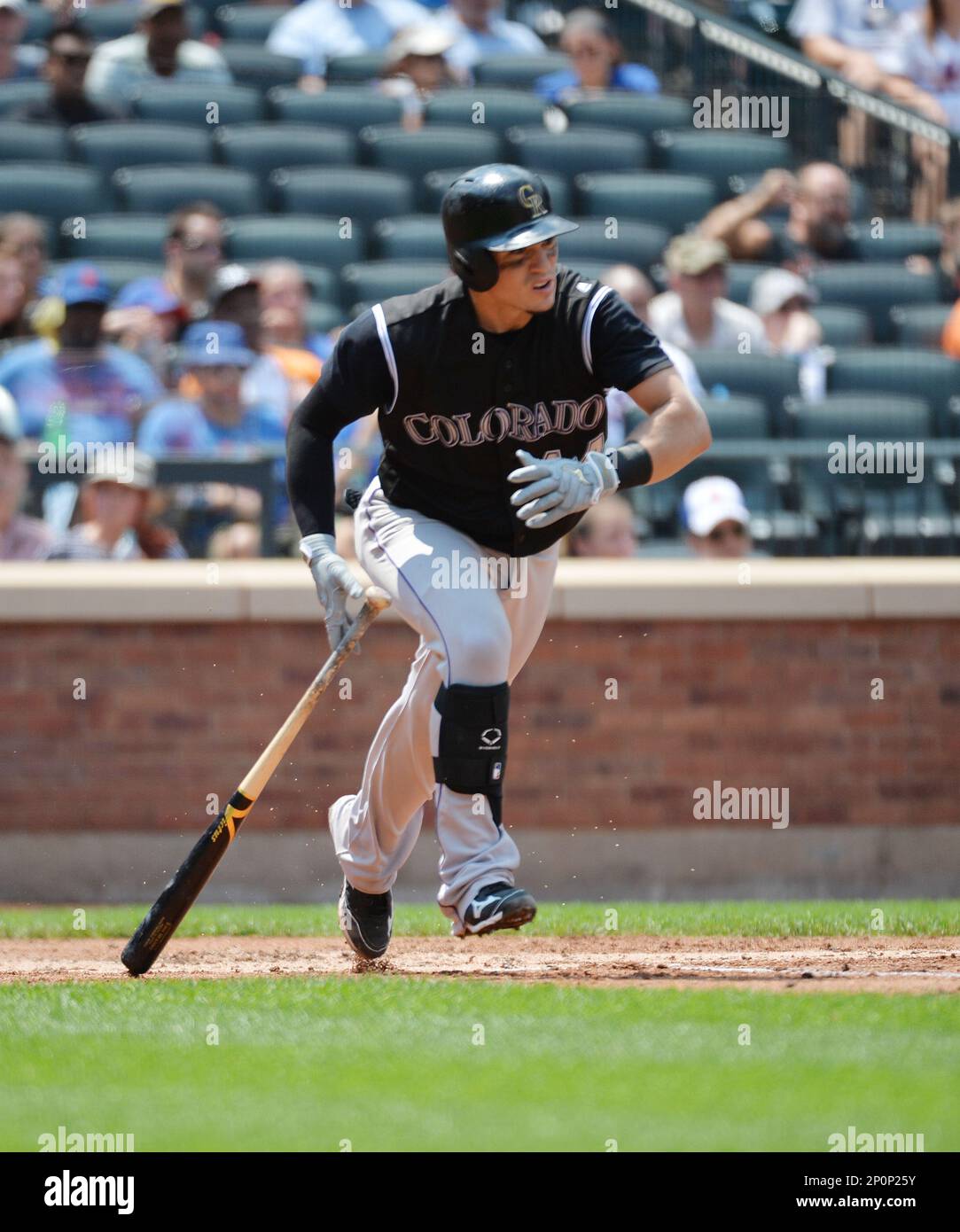 Colorado Rockies catcher Tony Walters (14) during game against the New York  Mets at Citi Field