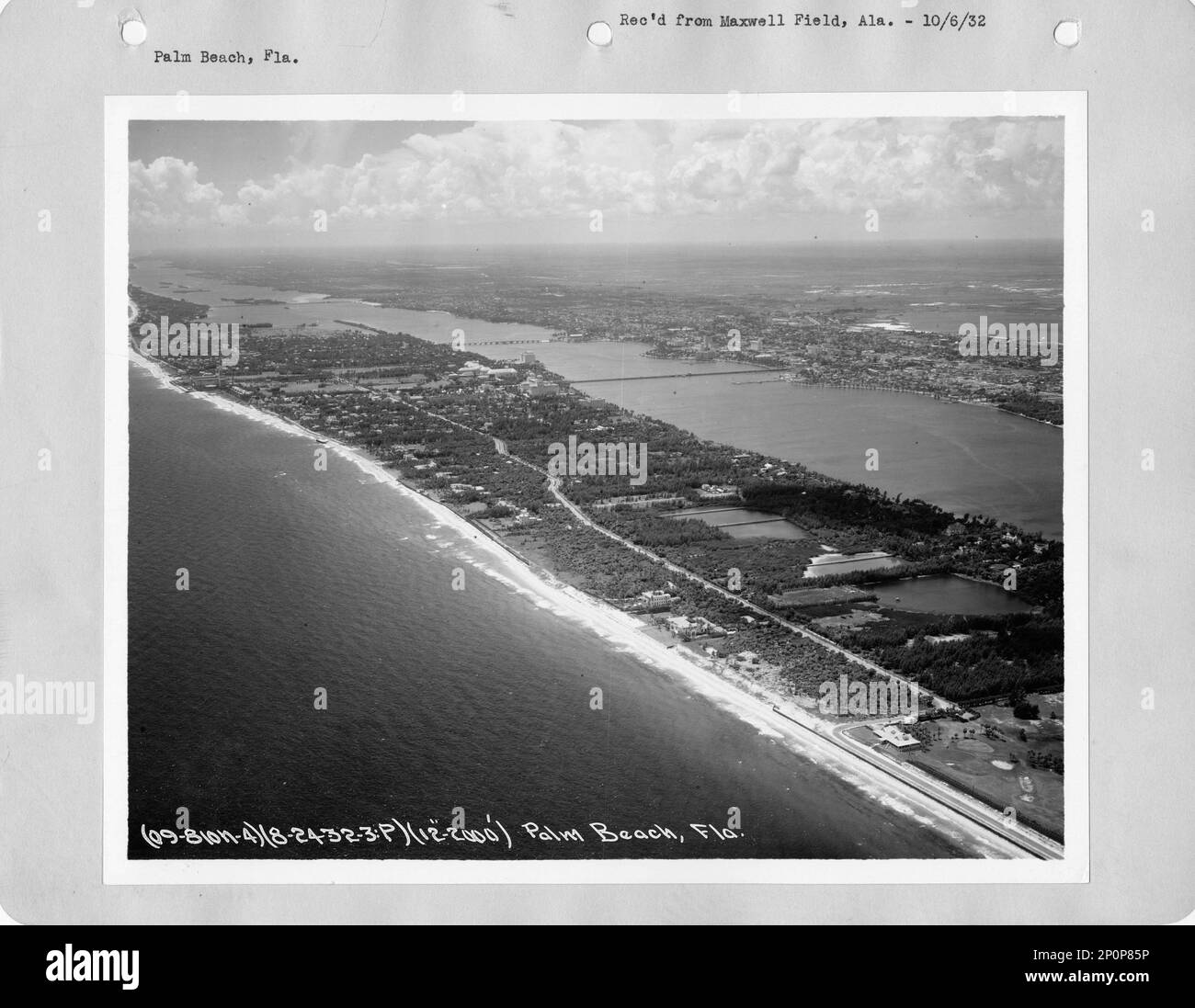 Aerial palm view Black and White Stock Photos & Images - Alamy