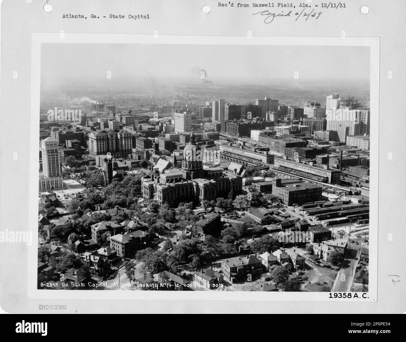 Georgia - Atlanta, Aerial Photograph Stock Photo - Alamy