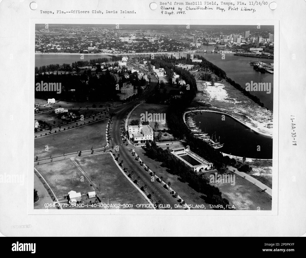 Florida - Tampa, Aerial Photograph Stock Photo - Alamy