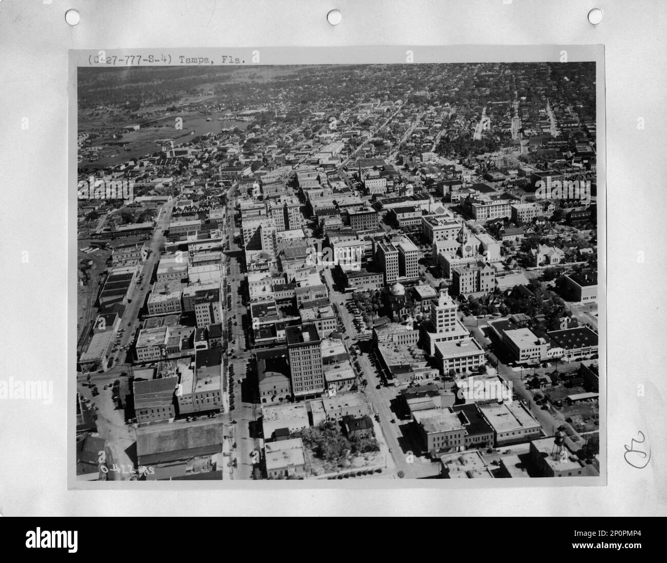 Florida - Tampa, Aerial Photograph Stock Photo - Alamy