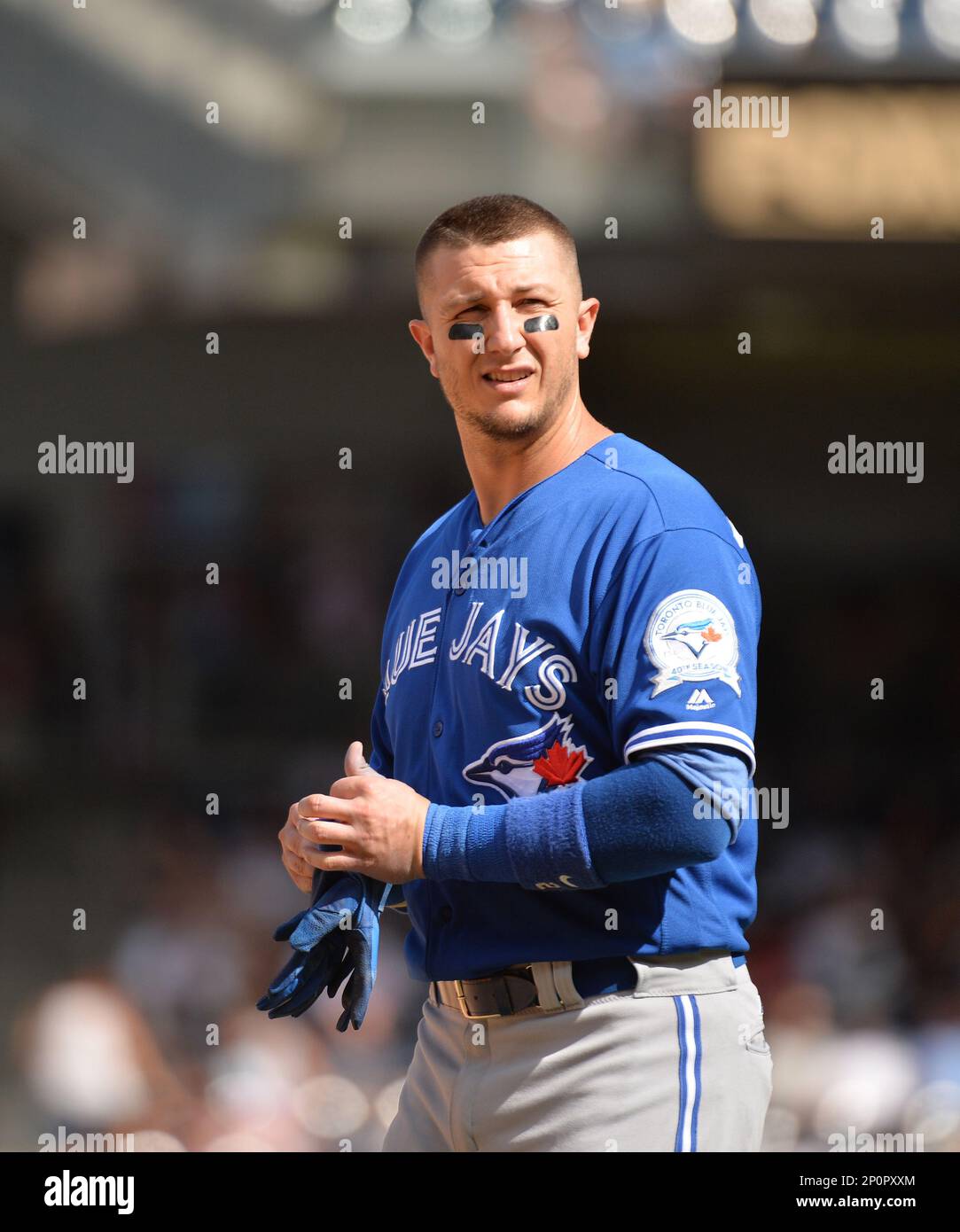 Toronto Blue Jays infielder Troy Tulowitzki (2) during game against the New  York Yankees at Yankee