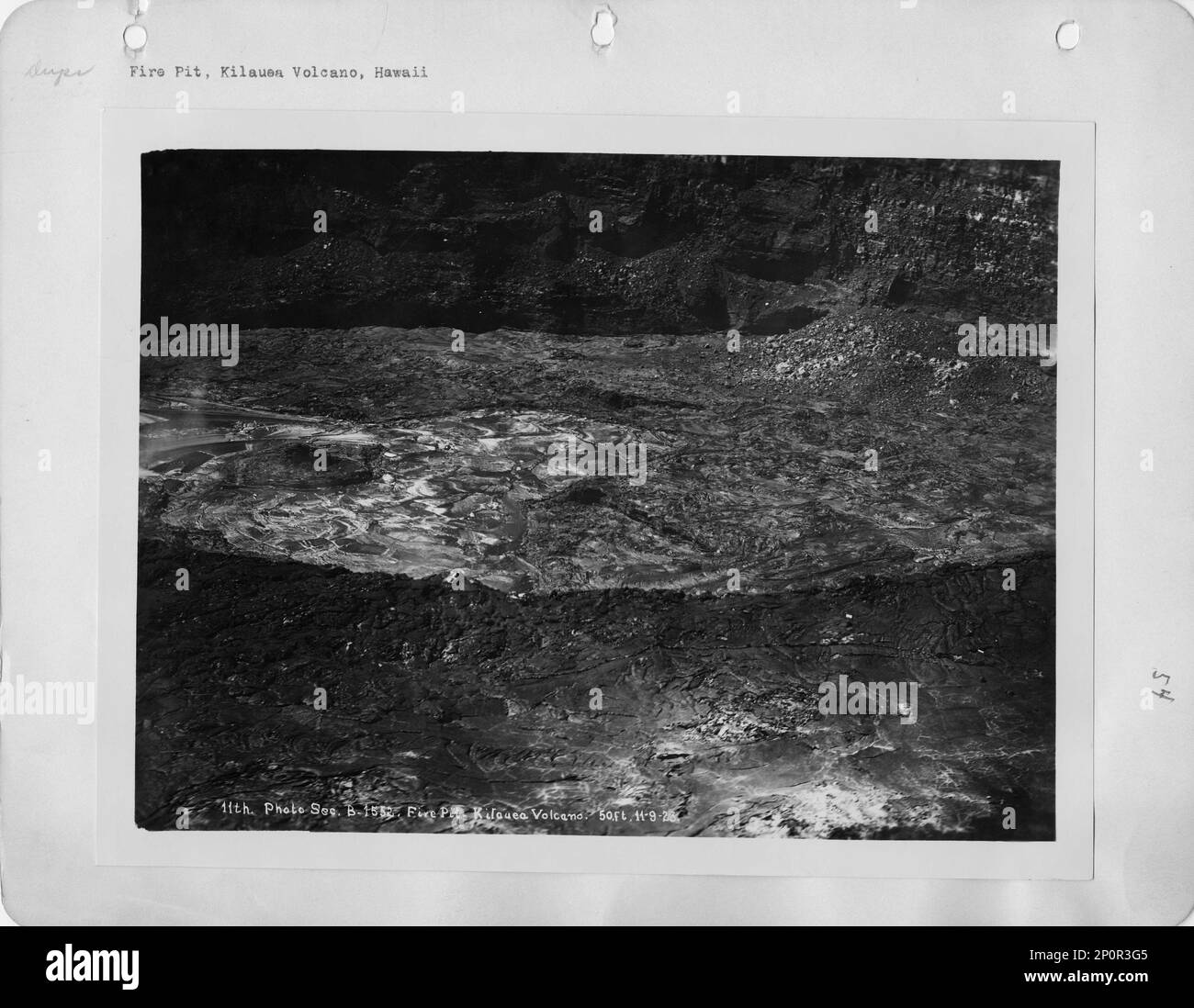 Hawaii - Kilauea Volcano, Aerial Photograph Stock Photo - Alamy